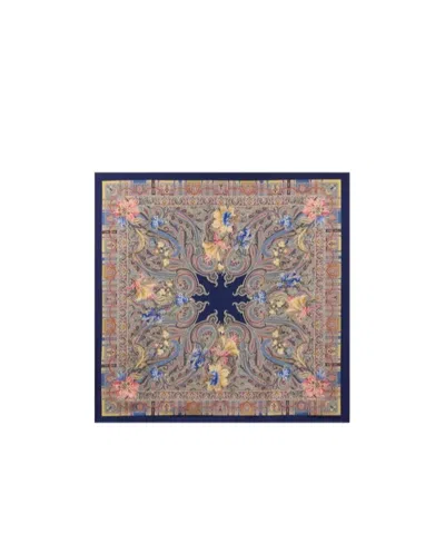 Etro Twill Silk Scarf In Brown