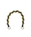 Etro Twisted Beaded Bag Strap In Brown
