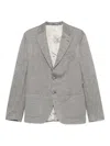 Etro Two-button Patch-pocket Blazer In Gray