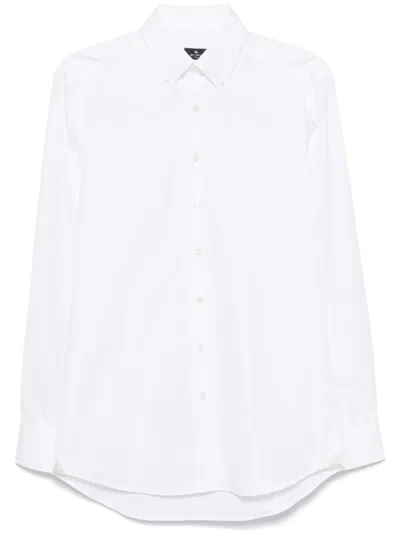 ETRO ETRO TWO FABRICS FORMAL SHIRT BUTTON DOW