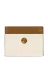Etro Two-tone Leather Cardholder In White