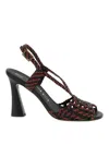 Etro Women Two-tone Sandals In Multi
