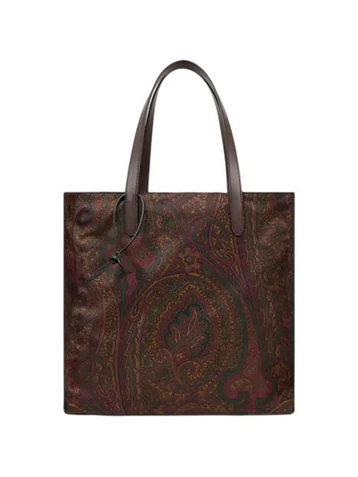 Etro Unfold Me Tote Bag With Arnica Birkenstock By  Motif In Brown
