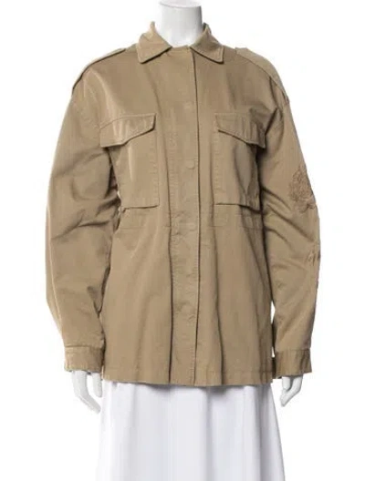 Pre-owned Etro Utility Jacket In Brown