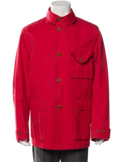 Pre-owned Etro Utility Jacket In Red