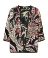 Etro Patterned-jacquard Brocade Jacket In Multicolor