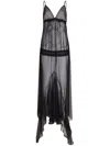 Etro Maxikleid Mit V-ausschnitt In Schwarz