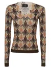 Etro Printed Wool Jumper