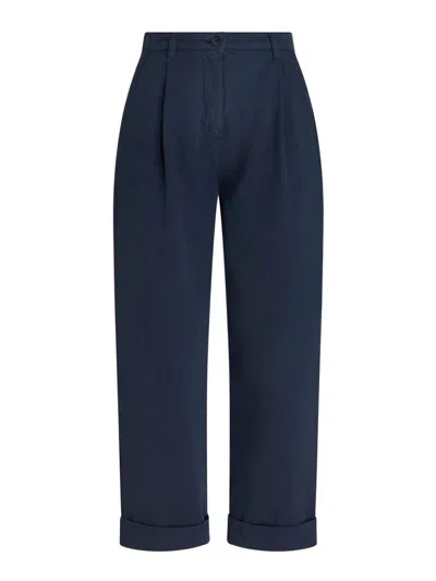 Etro Straight Leg Jeans In Blue