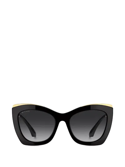 Etro Vela Chain-link Sunglasses In Black