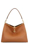 Etro Small Vela Leather Shoulder Bag In Brown