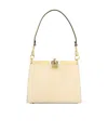 Etro Vela Leather Shoulder Bag In Nude