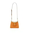 Etro Small Vela Leather Shoulder Bag In Orange