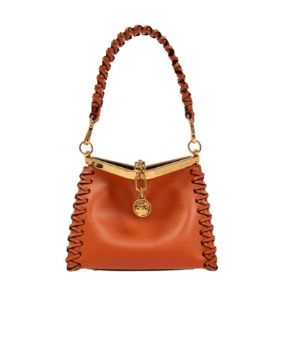 ETRO ETRO VELA LOGO CHARM SHOULDER BAG