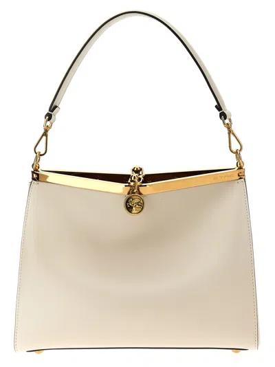 Etro Vela Medium Shoulder Bag In White