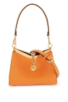 Etro Small Vela Leather Shoulder Bag In Orange (orange)