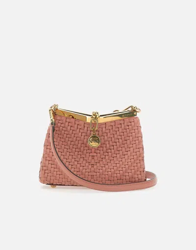 Etro Vela Mini Calfskin Leather Bag