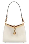 Etro Vela Mini Leather Shoulder Bag In Ecru