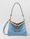 Etro Vela S Leather Shoulder Bag In Blue