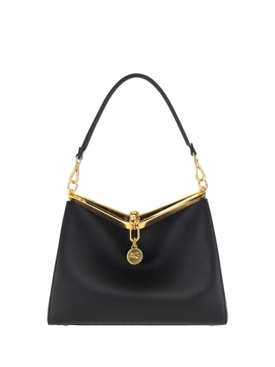 Etro Vela Shoulder Bag In Black