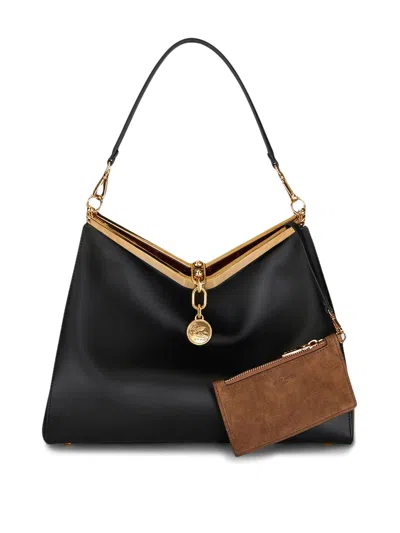 Etro Vela Shoulder Bag In Black