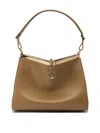 Etro Vela Small Leather Shoulder Bag In Brown