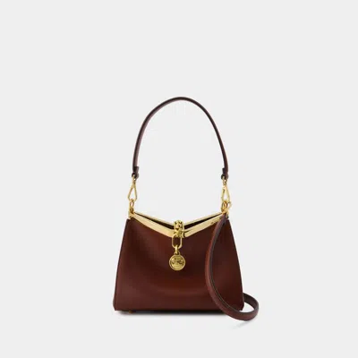 Etro Vela Small Shoulder Bag In Brown