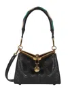 Etro Wavy Calf Leather Shoulder Bag