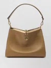 Etro Vela Small Leather Shoulder Bag In Brown