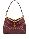 Etro Medium Woven Leather Vela Bag