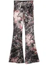 Etro Velvet Trousers In Multicolour