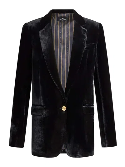 Etro Velvet Jacket In N0000