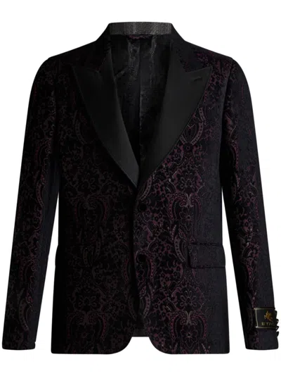 ETRO VELVET JACQUARD BLAZER