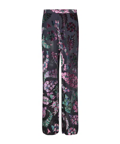 ETRO ETRO HIGH WAIST VELVET PANTS