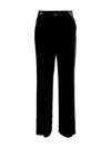 Etro Velvet Palazzo Trousers In Black