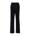 Etro Mid-rise Velvet Straight-leg Pants In Black