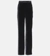 Etro , Velvet Palazzo Trousers, Woman, Black, Size 46