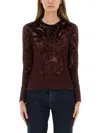 Etro Velvet Tops. In Red