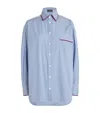 Etro Striped Long-sleeved Shirt In Brown