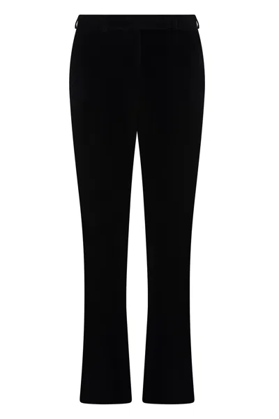 Etro Velvet Trousers In Black