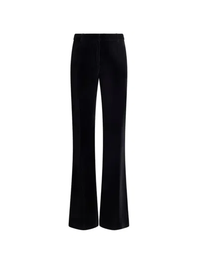 Etro Velvet Trousers In Black
