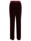 Etro Red Pants With Elastic Waistband In Red