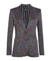 Etro Versatile Luxe Fitted Blazer In Black