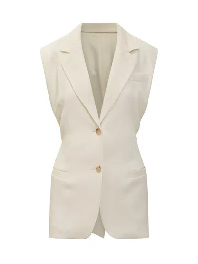Etro Vest In Neutral