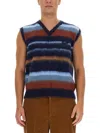 Etro Vest With Stripe Pattern In Multicolor