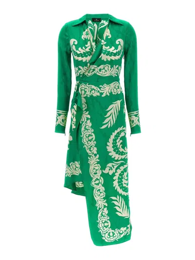 Etro Floral Midi Dress