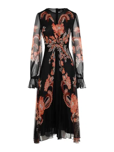 Etro Vestido Midi - Negro