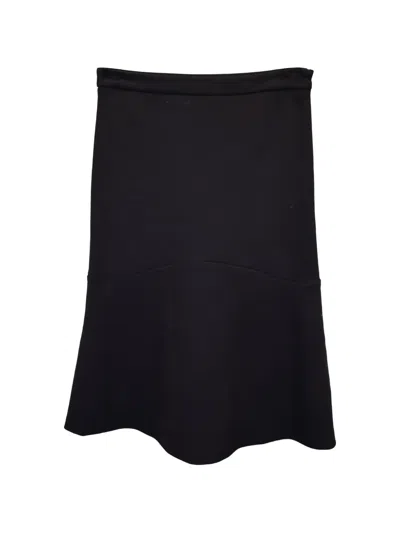 Pre-owned Etro Vintage A-line Knee-length Mini Skirt In Black