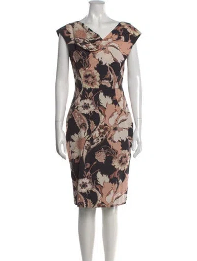 Pre-owned Etro Vintage Knee-length Dress In Black