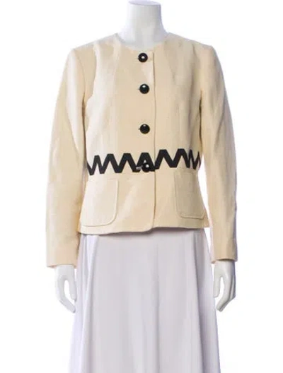 Pre-owned Etro Vintage Linen Jacket In Neutral